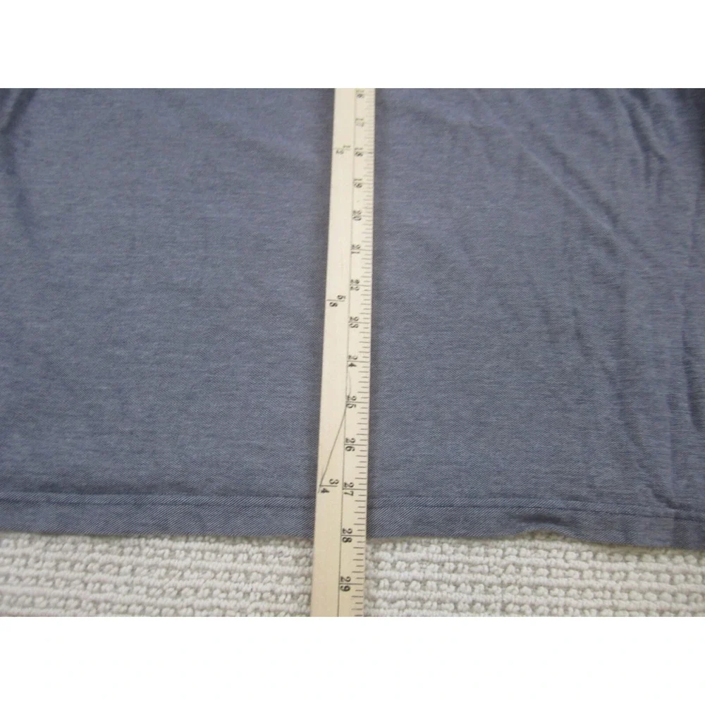 Banana Republic Shirt Mens XL Gray‎ Blue Short Sleeve Casual Collared Cotton